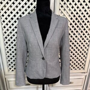 Banana Republic Blazer in light grey size 0p like new